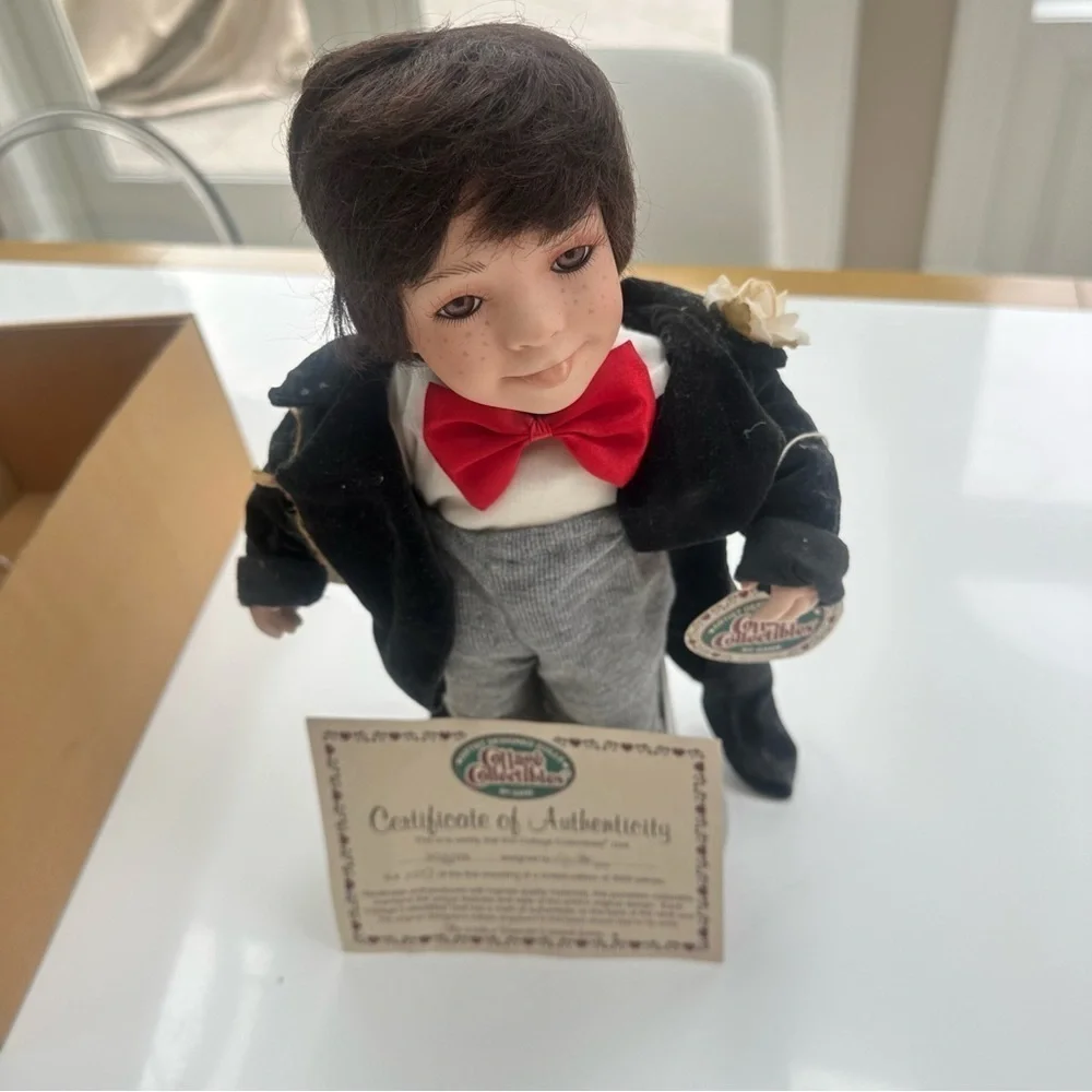 Groom Porcelain Doll (Vintage)